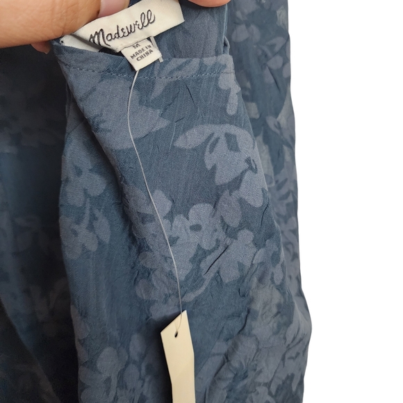 Madewell Floral Halter Cover-Up Sheer Midi Dress - Picture 7 of 9